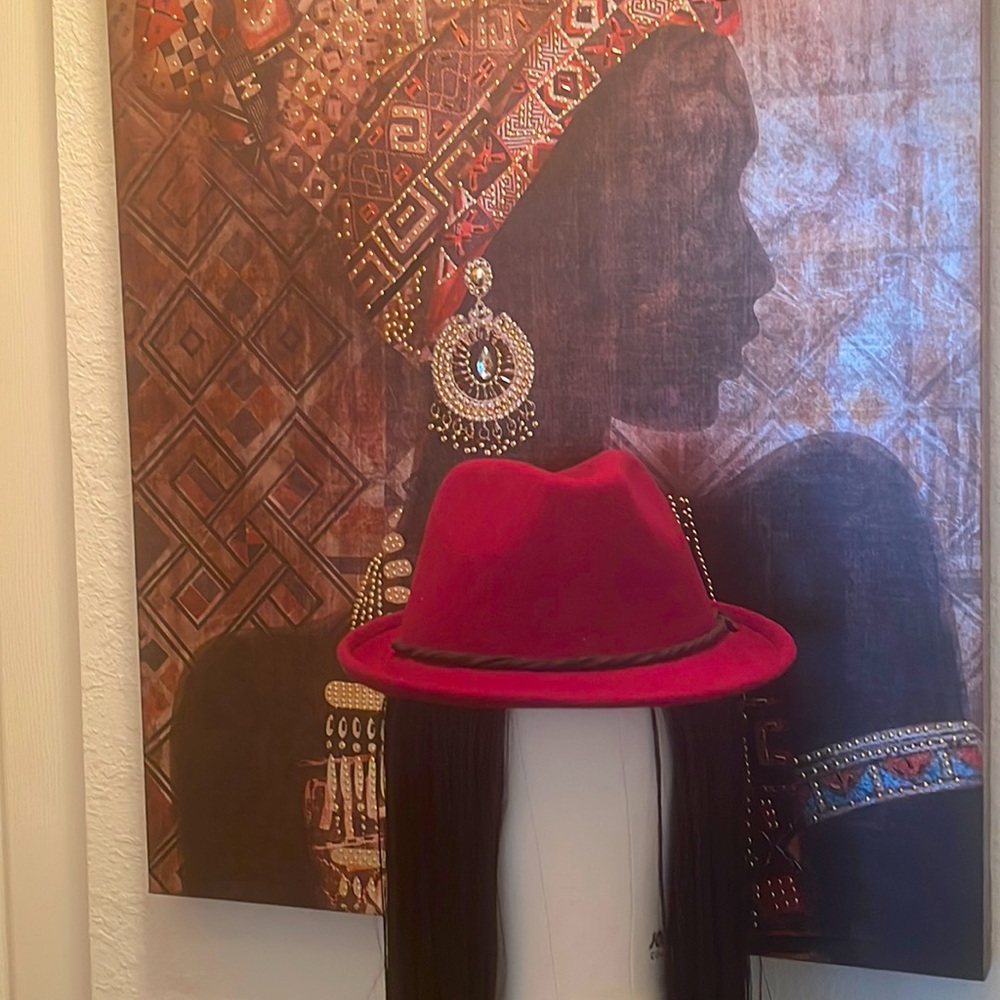 Burgundy Oldstone “Quality Western Wear” Hat